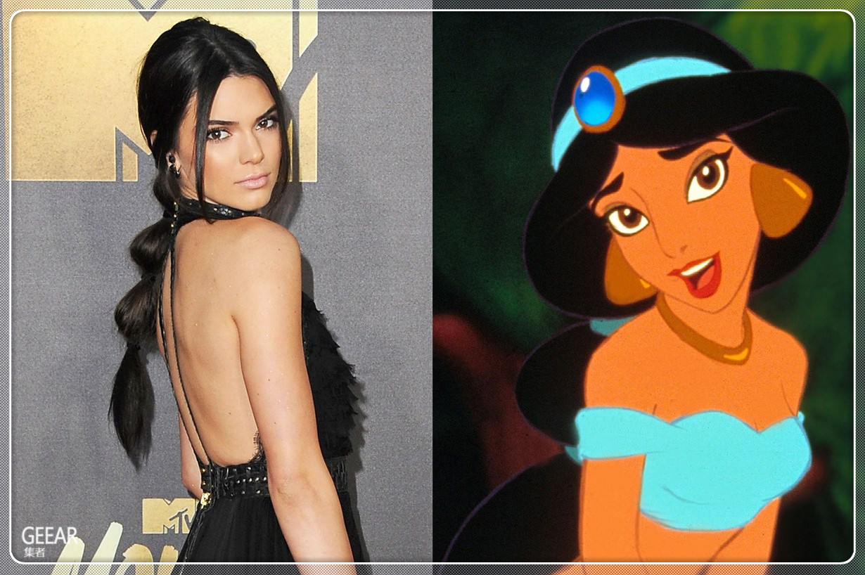 kendall jenner as jasmine