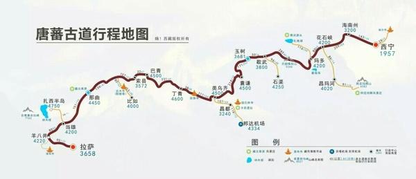 自驾进藏路线行程图(包含西藏环线自驾路线图)