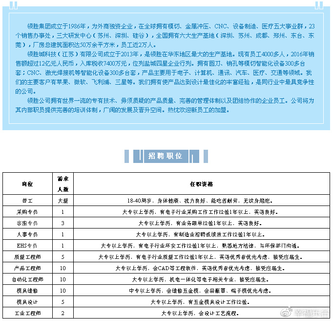 东台招聘网_东台最新招聘信息来了 有心仪的没(5)