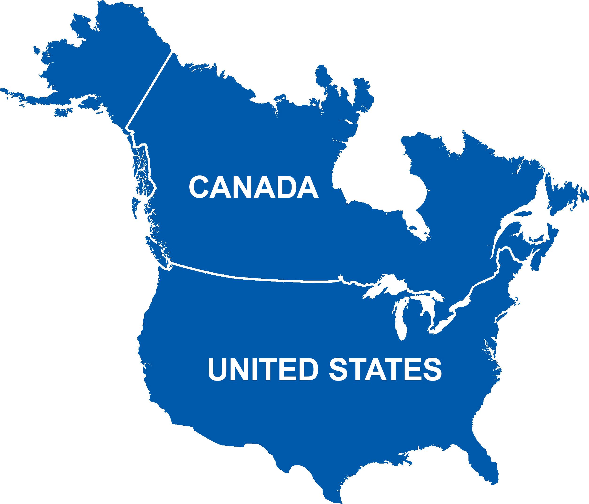 而中部的五大湖地区,则形成了今日地图上的加拿大(安大略省)向美国