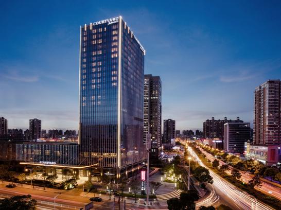 长沙中建万怡酒店外观夜景图 2017年7月31日-中国,长沙 - 万豪国际