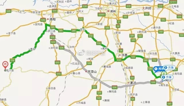 从濮阳上高速,途径范辉高速s26→京港澳高速g4→长济高速s28→二广