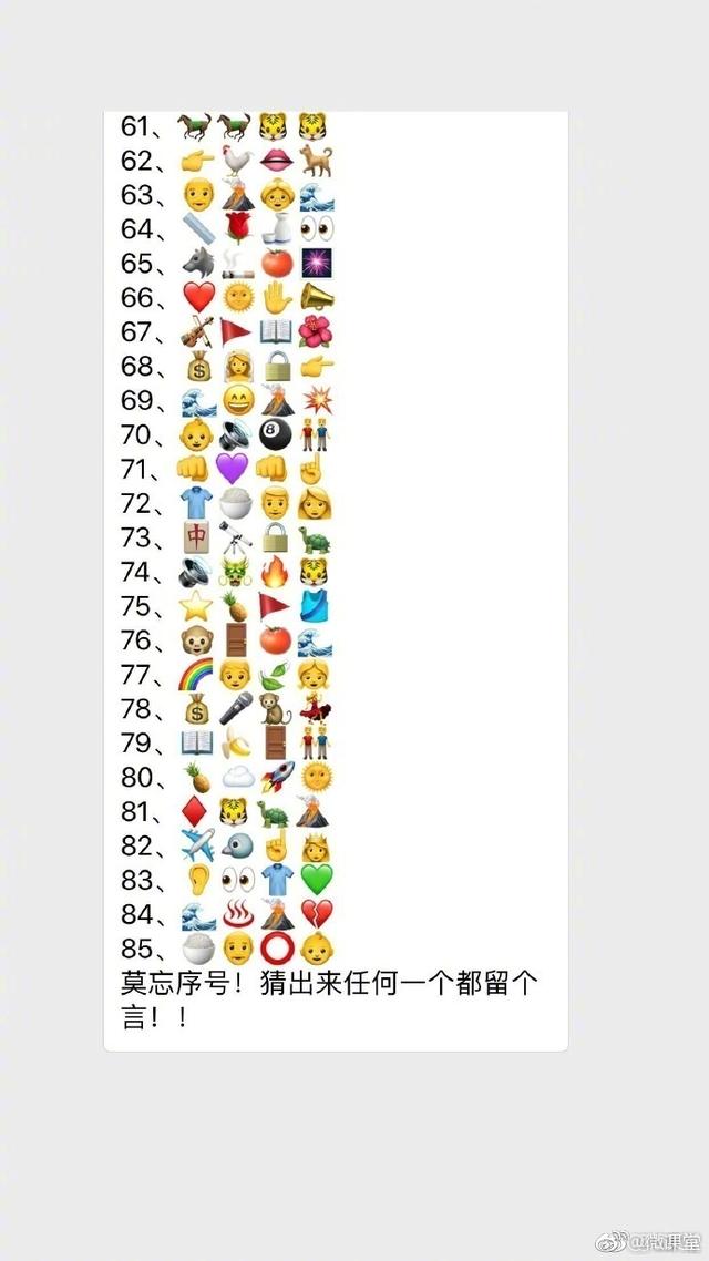 看手机的emoji表情猜成语_emoji表情猜成语对照(3)