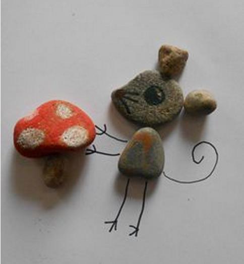 石头刻画成不同的工艺品 步骤其实也是非常的简单 家用系列: 动物系列