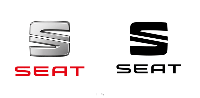 西雅特汽车(seat)启用扁平化新logo