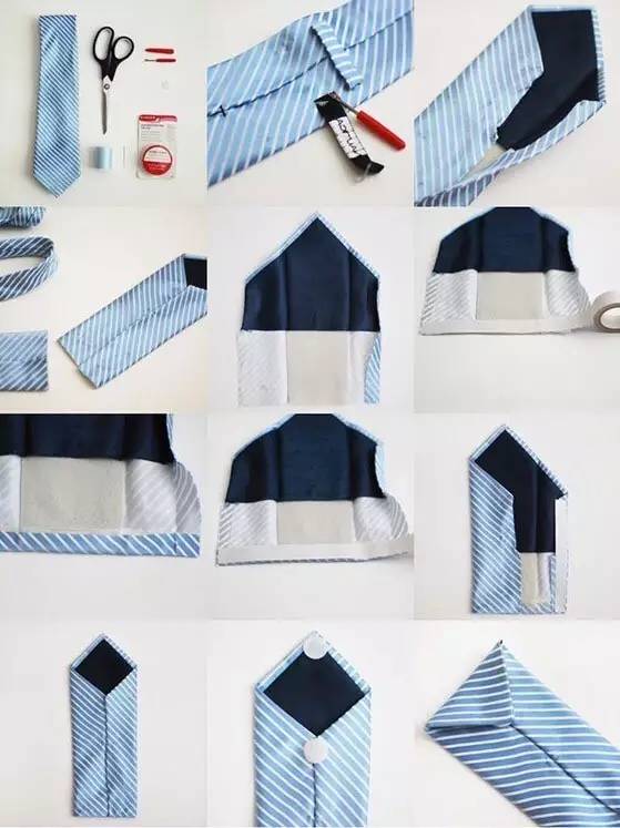 老公的旧领带竟能改成裙子!30种改造方法简单实用