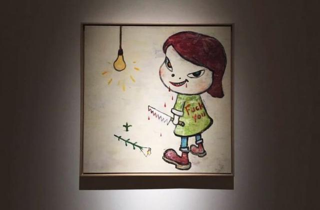 奈良美智画展:怪异延伸的大头娃娃