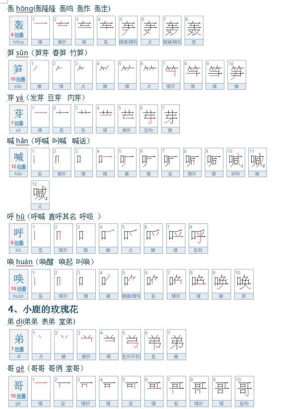 基本规则是,先横后竖,先撇后捺,从上到下,从左到右,先外后内,先外后内