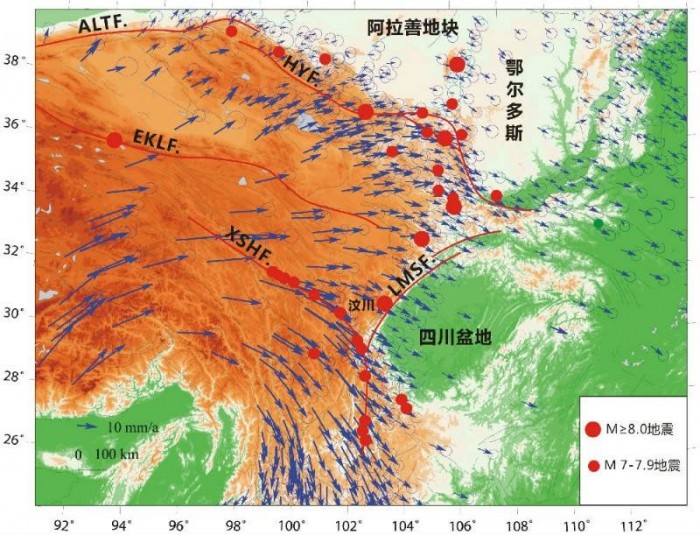 运用古地震数据评价东昆仑断裂带东段未来百年的强震危险性