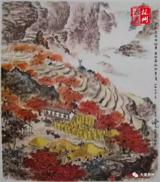 1975年的16幅红旗渠国画