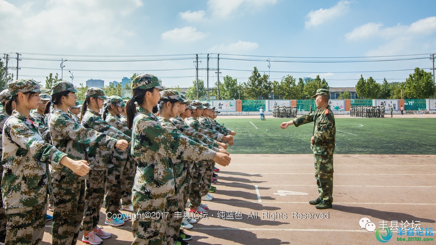 丰县民族中学军训第一天现场图片锦集,号角已吹响 梦想从这里起航!