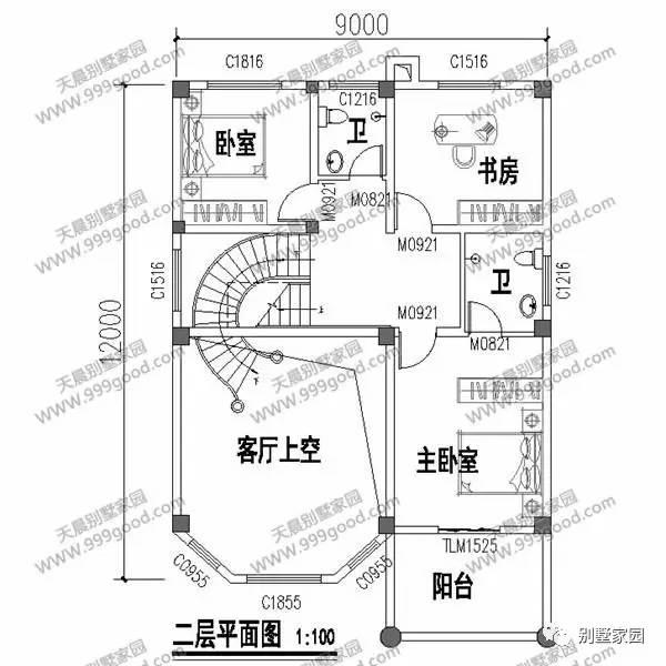 造价30万的9x12米别墅,今年回乡建房的热门户型!