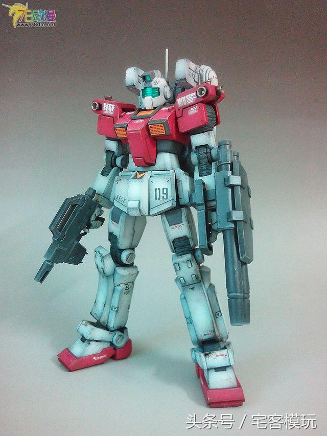 根大木秀:hg 1/144 rgm-79 gm 雷霆吉姆