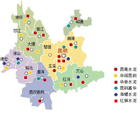 水泥主要经济指标系列之二十八云南省