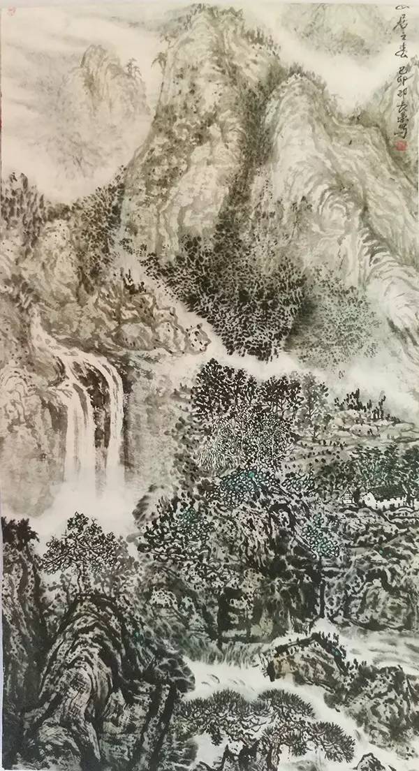 【建德网系列报道】严州画院画师风采——邵长荣山水画