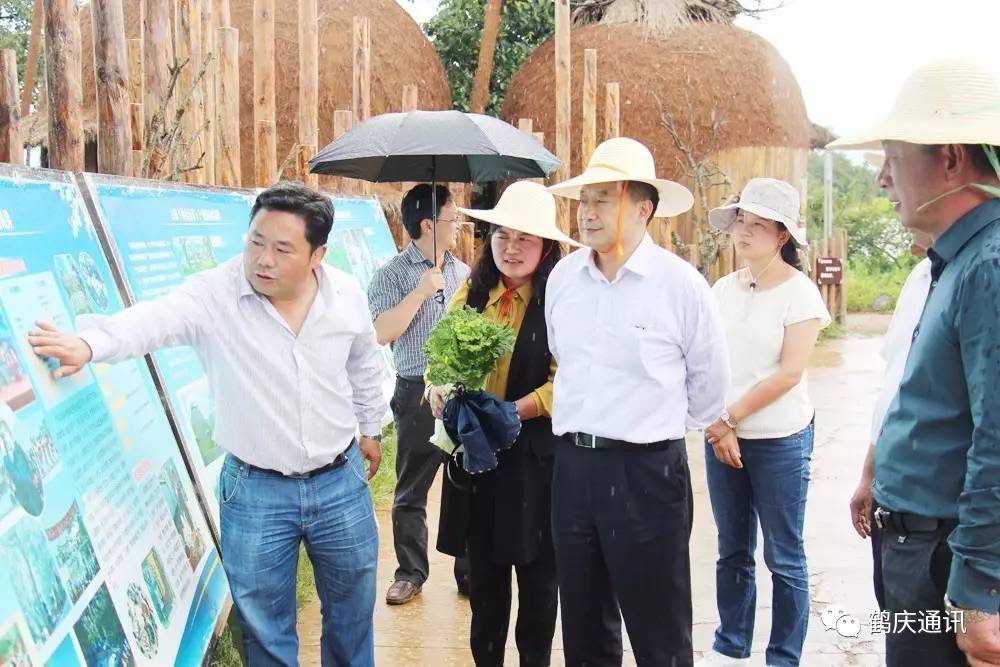 书记陈绍明,县长段红丽,县委常委,县委办公室主任杨学泉等陪同调研