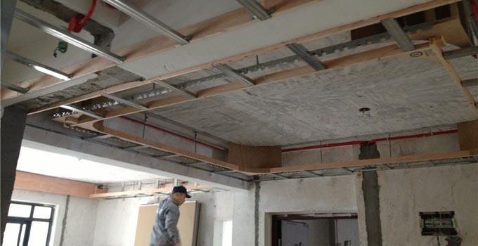 铝合金龙骨石膏板吊顶施工方案