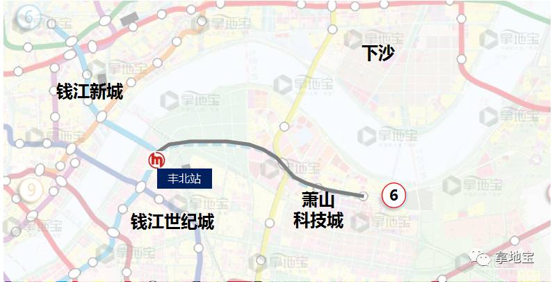 为填补萧山闻堰,义桥等区域的地铁空白,预计4号线将由浦沿站向南延伸