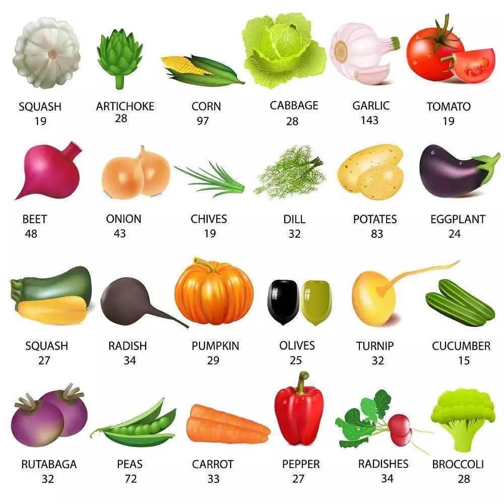 收藏| 蔬菜种植时间表