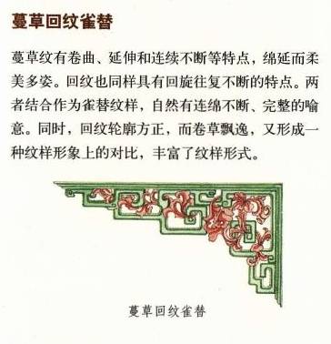 卷草纹雀替葫芦纹雀替草龙雀替福寿雀替中国古建筑营造技术与设计应用