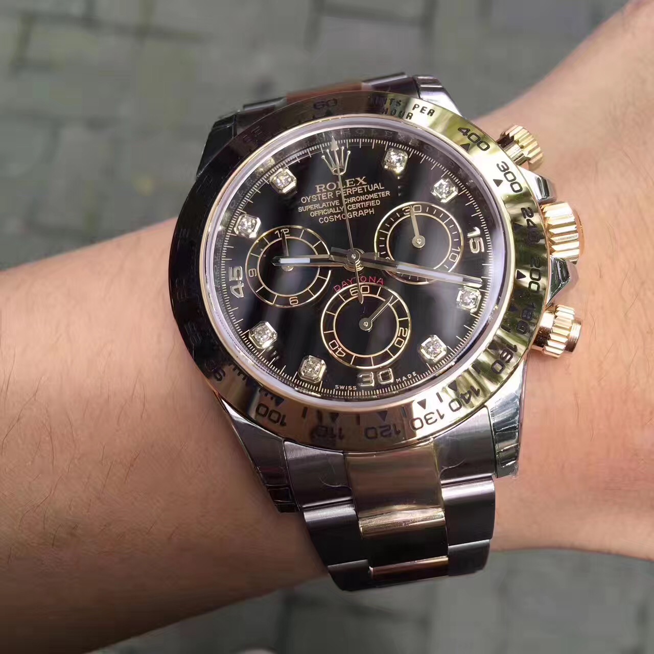 rolex劳力士116503钻刻贝母面宇宙计型迪通拿