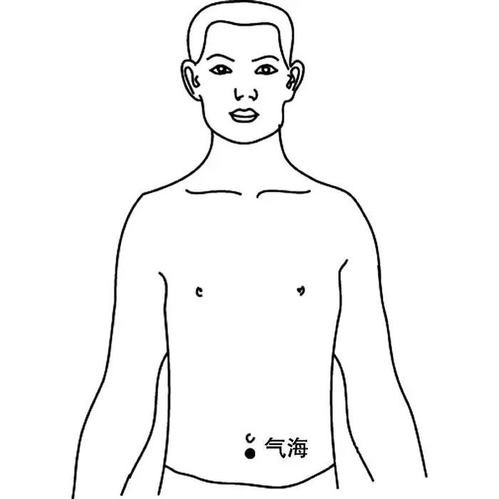 气海穴位置