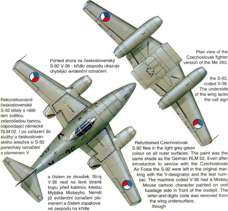 鲜为人知的捷克斯洛伐克版me262喷气式战斗机