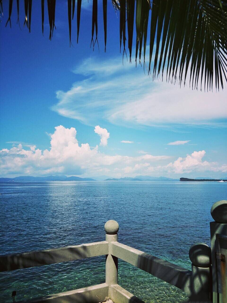 海阔天空,顶着40度高温拍摄于深圳西涌