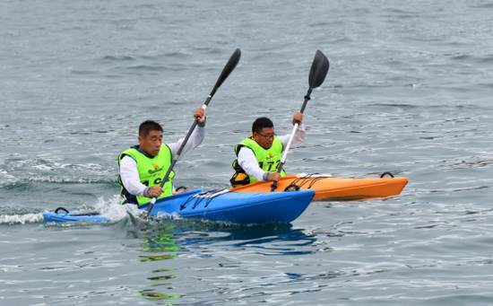 【要闻】2017山东省休闲皮划艇大赛(青岛站)首日比赛参与人数60余人