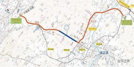 规划省道s214,s215义乌江东至赤岸段公路是萧山至磐安公路,安吉至永康