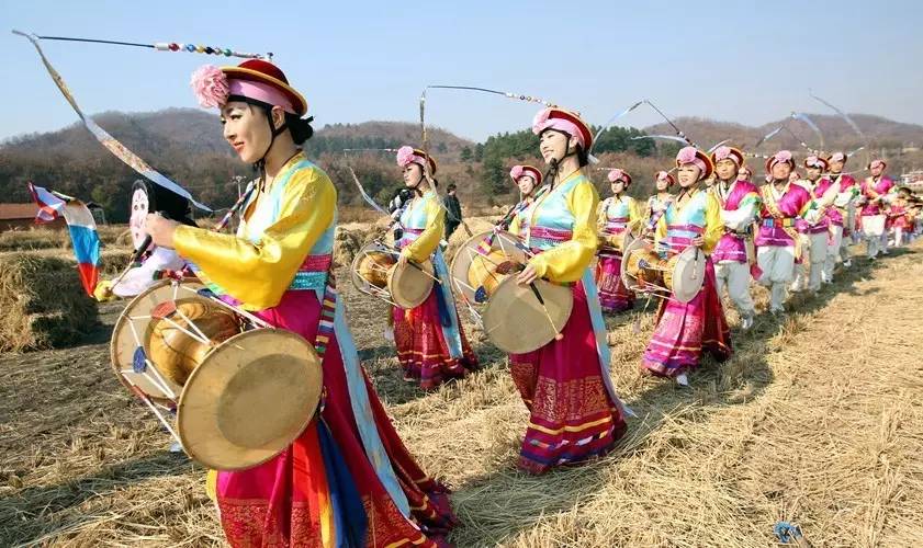 地域文化 朝鲜族农乐舞会