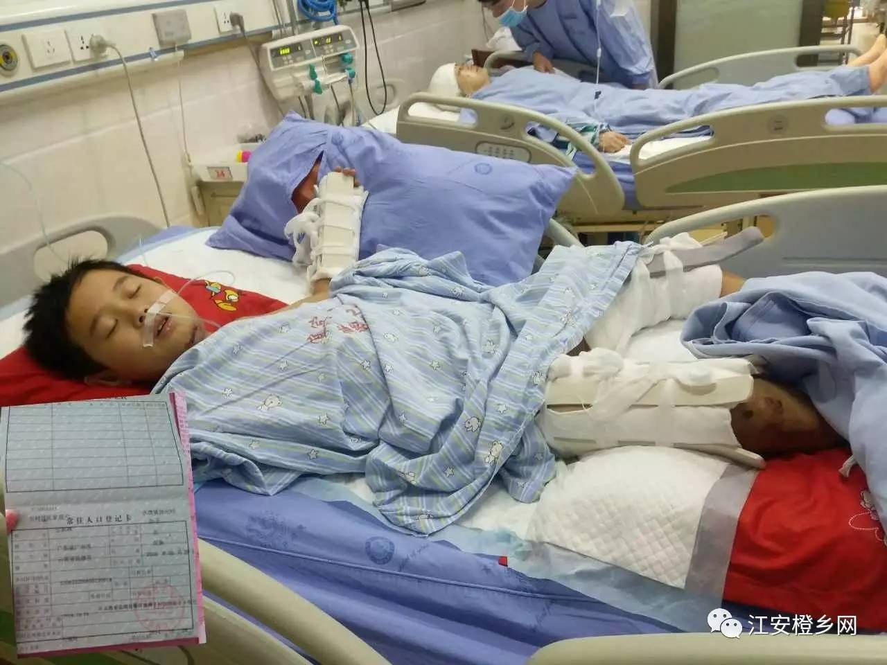 悲剧!江安11岁学生从4楼坠下摔成重伤,全身多处骨折,父母哭惨了