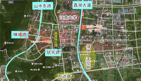 无锡滨湖区状元路地块规划出炉 依山傍水偏改善型住宅