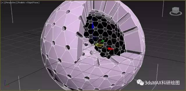 3ds max教程(四:多孔中空球之初窥多边形建模