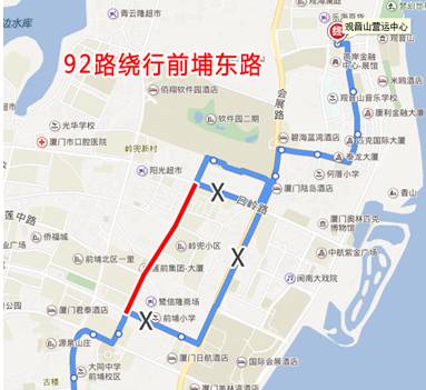 9月2号至5号,厦门28条公交线路调整,多个站点停用!