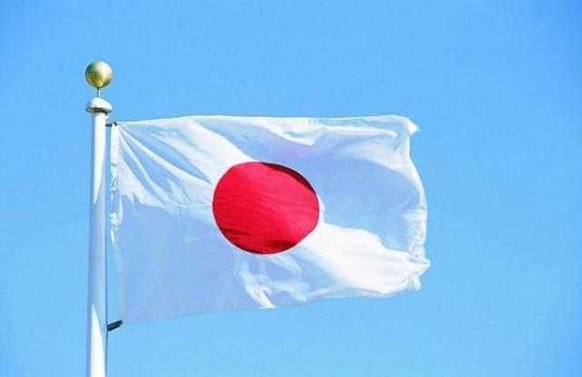 旗面为白色,正中有一轮红日的太阳旗为日本国旗.