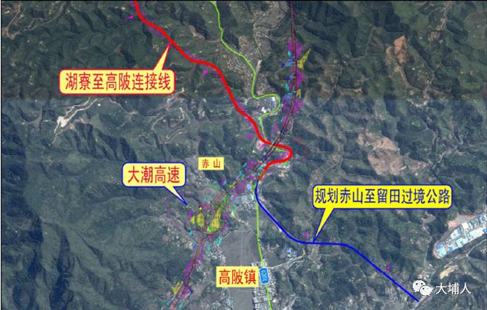 大埔这条公路的改建走向图及道路效果图曝光!