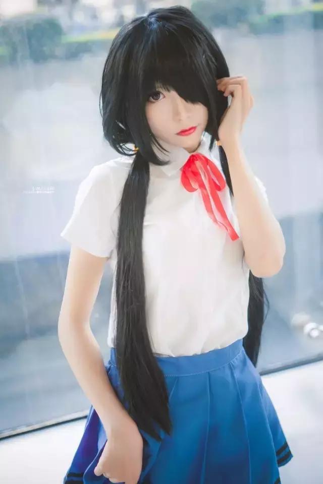 动漫cosplay美少女 狂三,黑猫,伊丽莎白 半次元