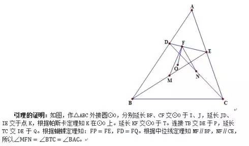 高中数学联赛高难度几何题100道加解析!