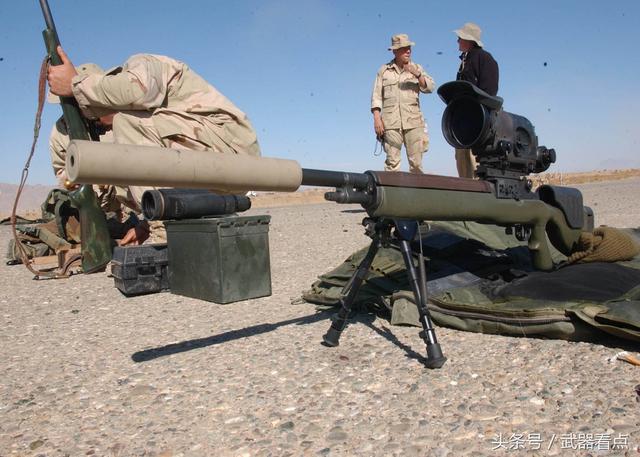 美国海军陆战队用的m14精确射手步枪