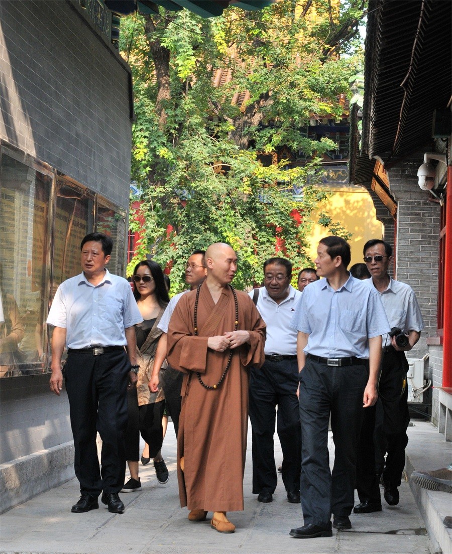 调研| 陕西省联合调研组一行调研千佛山兴国禅寺