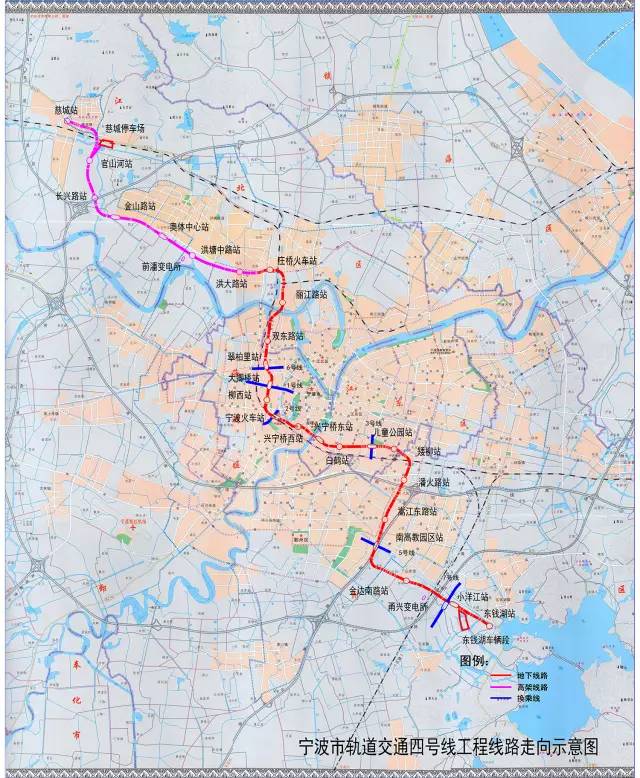 宁波地铁1号线到6号线的最新建设消息都在这里啦附各线路站点