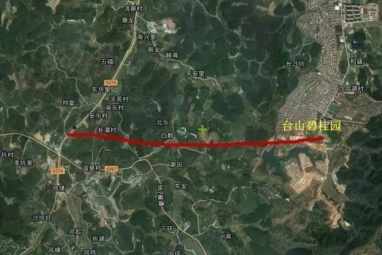 台山市碧桂园至三合颐和温泉城连接道路工程(南环路,位于台山市台