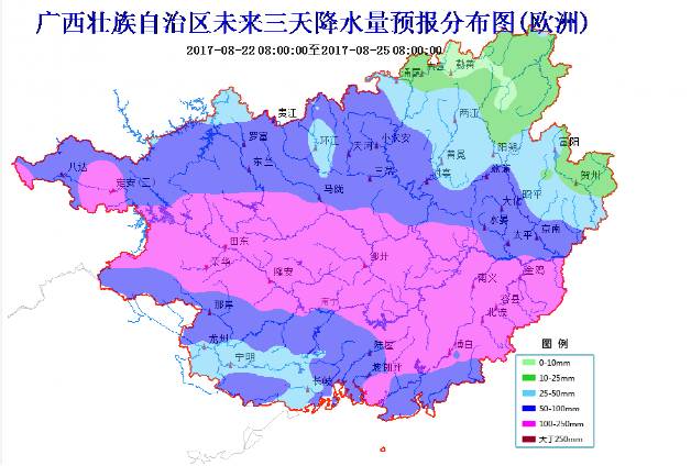 根据天气预报,23日,玉林,梧州,贵港,贺州等市的部分地区有中雨,局部图片