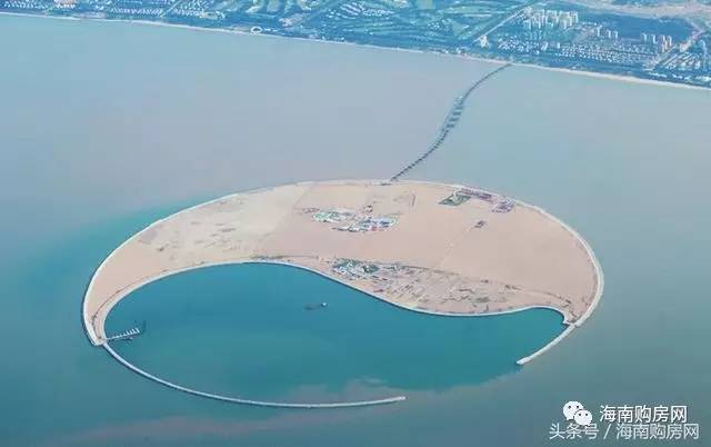 海口的三座海上七星级酒店建设缓慢目前还都是空地