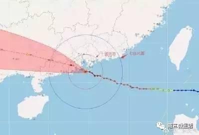 23日晚上将移入广西境内,受此影响,防城港将出现强风暴雨天气!图片