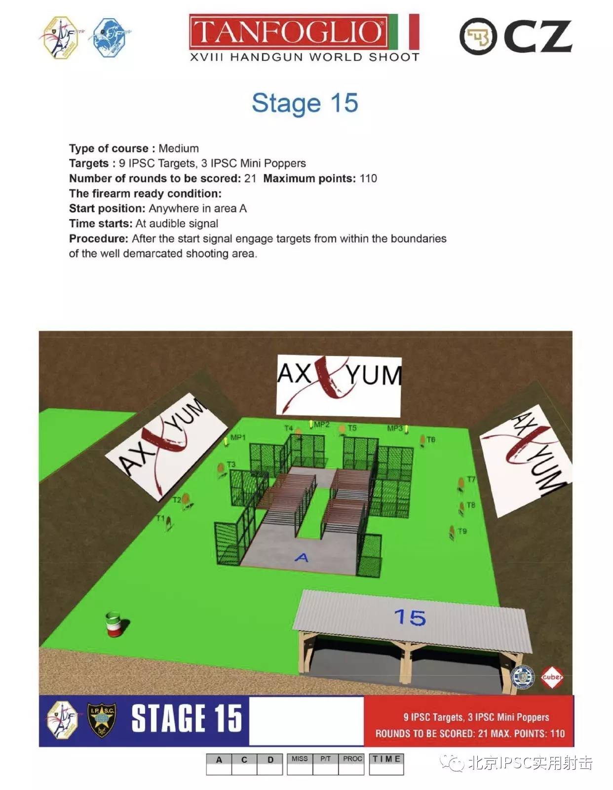 第18届ipsc世界五级赛暨2017法国赛场景图详解