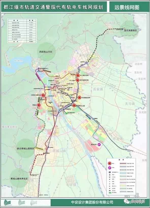 73.2公里 都江堰市轨道交通暨现代有轨电车线网规划通过专家评审