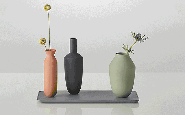 "一直很喜欢买各种各样的花器,muuto这套叫balance的花瓶深得我心