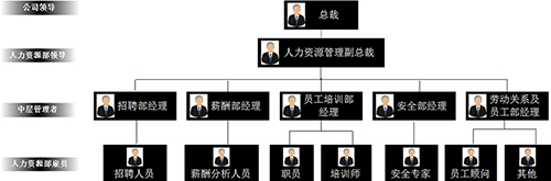 美国的allied-signal公司人力资源部组织结构